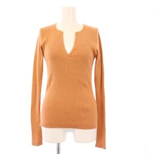 HIGH GAUGE RIB KNIT SKIPPER PULLOVER リブニット カットソー 長袖