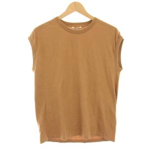 SUPER SOFT SWEAT BIG P/O カットソー Tシャツ ノースリーブ 1 茶 ブラウン