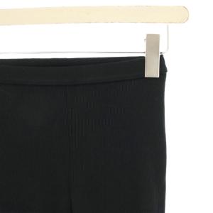 AURALEE HIGH GAUGE RIB SLIT TIGHTS リブニットパンツ レギンス トレンカ イージー スリット
