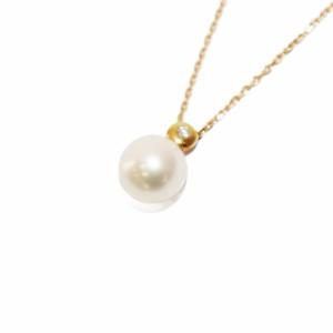 パールネックレス 750 イエローゴールド