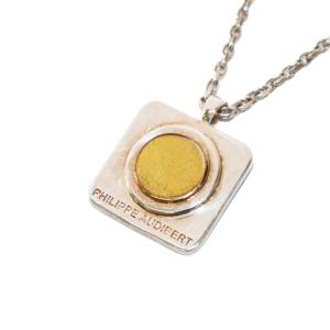 大草直子 ユナイテッドアローズ別注 スクエアプレートネックレス ペンダント シルバーカラー /KH