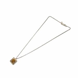 PHILIPPE AUDIBERT PHILIPPEAUDIBERT 大草直子 ユナイテッドアローズ別注 スクエアプレートネックレス ペンダント シルバーカラー /KH