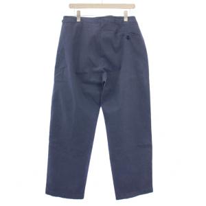 UNITED ARROWS セラードアー Cellar Door ワイドワークパンツ ボタンフライ 1 ブルー 1114-343-8275