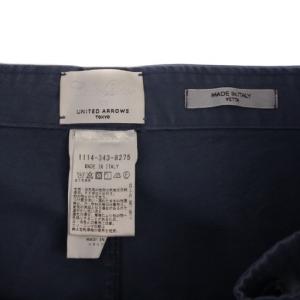 UNITED ARROWS セラードアー Cellar Door ワイドワークパンツ ボタンフライ 1 ブルー 1114-343-8275