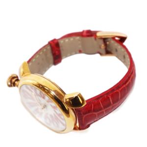 GaGa MILANO Manuale マヌアーレ 40mm 5021.5 腕時計 クオーツ ゴールドカラー レッド /KH