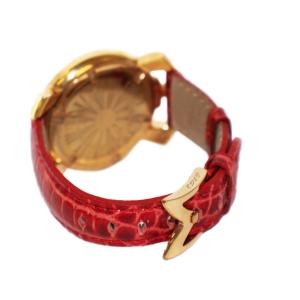 GaGa MILANO Manuale マヌアーレ 40mm 5021.5 腕時計 クオーツ ゴールドカラー レッド /KH