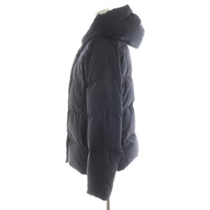 PLST ダウンジャケット フード アウター M 紺 ネイビー 12-8404014 /AN47