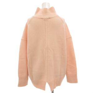 23区 22AW ウールカシミヤブレンドスタンドネックニット セーター 長袖 38 ピンク KRWONW1553