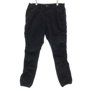 アドベンチャー イージーリブパンツ テーパードフィット ポリツイル オーバーダイ ジップフライ 2 紺