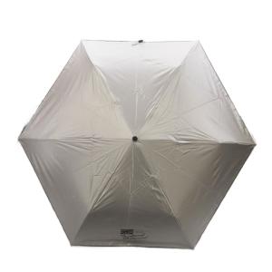 日傘 折り畳み傘 ロゴ シルバー色 /AN41