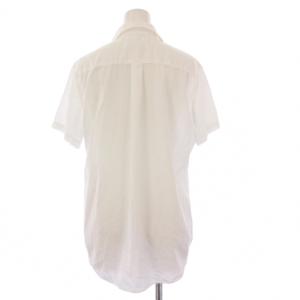 COMME des GARCONS COMME des GARCONS コムコム AD2020 ブラウス シャツ ラウンドカラー 半袖 M 白 RS-B024 /KH