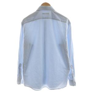 GUCCI シャツ 長袖 コットン 41/16 水色 ライトブルー /AN10