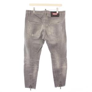 DSQUARED2 LEATHER BIKER JEAN ジップフライ ダメージ加工