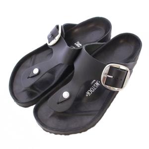 Gizeh Big Buckle ギゼビッグバックル トングサンダル フラット 27cm 黒 ブラック