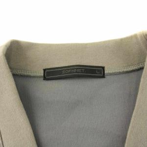 SOPHNET. 22AW TECH KNIT STAR ELBOW PATCHED CARDIGAN カーディガン 長袖