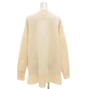 IENA 23AW スーパーファインスムース ポンチョカーディガン ニット 長袖 白 ホワイト 23080900347030