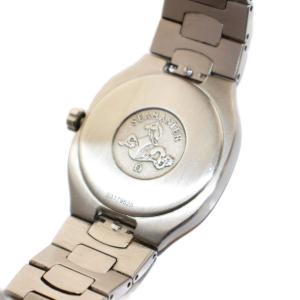 OMEGA シーマスター ポラリス デイト 腕時計 クオーツ カレンダー シルバーカラー