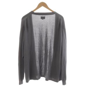 BEAMS ノーボタンカーディガン ニット 長袖 L グレー 11-15-1247-156 /RR