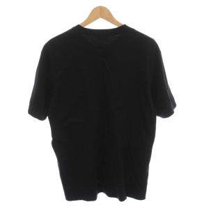 DIESEL Tシャツ カットソー バーコードプリント 半袖 XL 黒 /YM