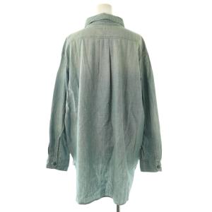 JOURNAL STANDARD 22AW CHAMBRAY SHIRT シャツ 長袖 スタンドカラー F 青 ブルー /AT OS