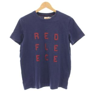 Tシャツ カットソー 半袖 ロゴプリント M 紺 ネイビー 100149886 /HN