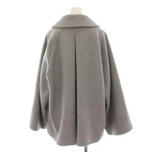 Spick&Span Wショートビーバーオーバーコート Pコート ピーコート アウター 38 グレー 21020200709040