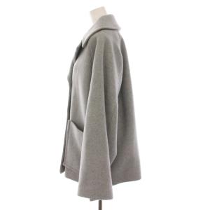 Spick&Span Wショートビーバーオーバーコート Pコート ピーコート アウター 38 グレー 21020200709040