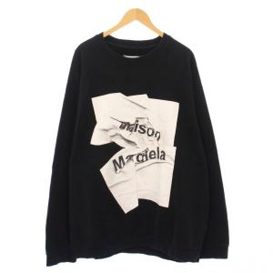 スウェット プリント XL ブラック