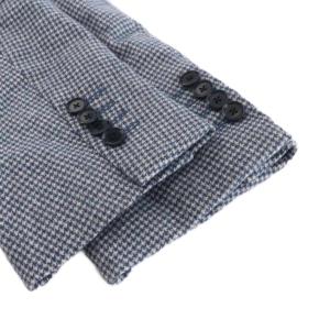 TOMORROWLAND PILGRIM Ermenegildo Zegna テーラードジャケット シングル 千鳥格子 ウール カシミヤ混