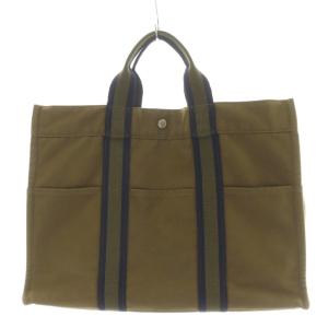 フールトゥ MM トートバッグ ハンドバッグ キャンバス カーキ /AN6 OH