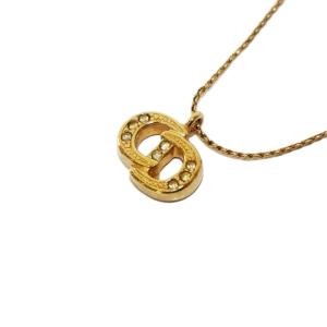 CD ネックレス ペンダント ビジュー ゴールドカラー /KH OH