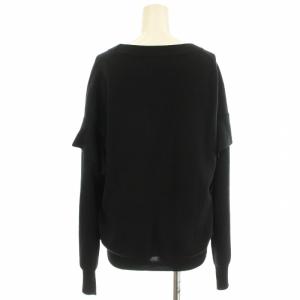 Spick&Span ウォッシャブルウールフレアースリーブプルオーバー ニット 21080200431040 セーター F 黒