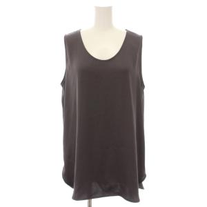 25SS サテンノースリーブブラウス カットソー グレー 25051912600020 /YM