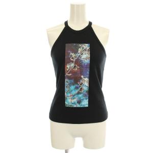 タンクトップ 015-163408 ノースリーブ カットソー 0 黒 ブラック /G