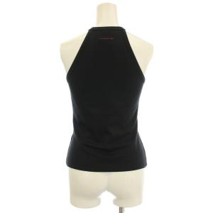 VIVIENNE TAM タンクトップ 015-163408 ノースリーブ カットソー 0 黒 ブラック /G