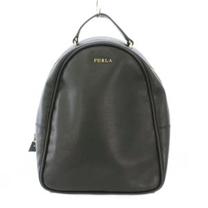 ロビン リュックサック デイパック レザー ロゴ ワンカラー 黒 ブラック /BB