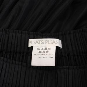 PLEATS PLEASE ISSEY MIYAKE イッセイミヤケ FLUFFY BASICS イージーパンツ 1 ブラック