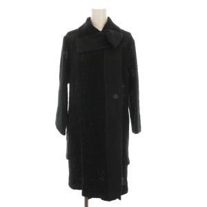イッセイミヤケ ロングコート アウター 2 黒 HA13FD607 /YM