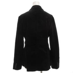 RALPH LAUREN コーデュロイ テーラードジャケット ブレザー シングル 3B ノーベント 11 黒 ブラック /GV