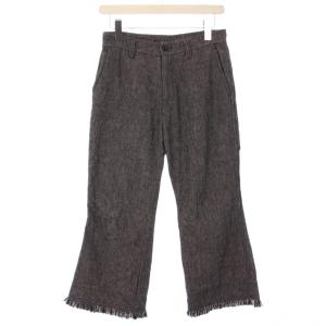 AD2003 ワークパンツ フリンジ リネン S グレー TM-P032 /TK