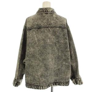 Adam et Rope' 21AW 変形デニムブルゾン GAL-01030-A デニム ジャケット F 黒 ブラック /G
