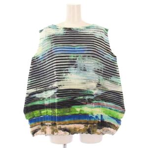 グラフィックプリント プリーツ カットソー 2 マルチカラー