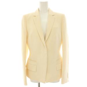 テーラードジャケット シングル ウール 40 アイボリー M5E01-807-01 /HN