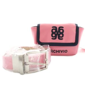 ウエストバッグ ウエストポーチ フェイクレザー 00 ピンク A450302 /HN