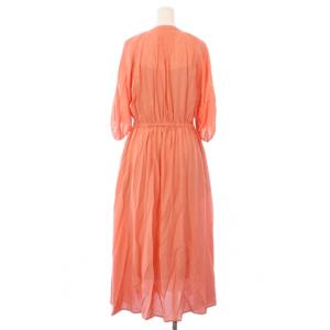 ANAYI 21SS ワンピース ロング 七分袖 38 ピンク 102117-14-570-32-280 /TK