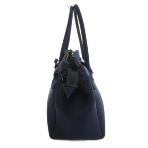 SAVE MY BAG ハンドバッグ トート ネオプレン ロゴ 紺 ネイビー /JS