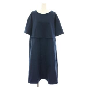 ワンピース ロング 半袖 S タグ付き 紺 ネイビー 15-62-60129 /YT