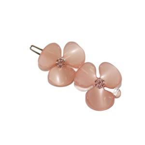 ヘアピン ヘアクリップ カメリア ポールピン ピンク /KH