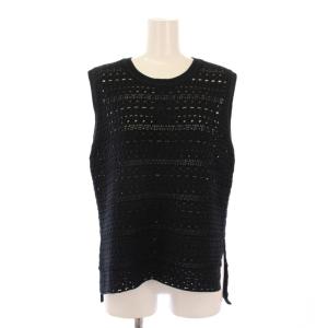 23SS Coin Crochet Albany コインクロッシェアルバニー ニット ノースリーブ クルーネック