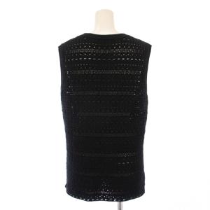 theory luxe 23SS Coin Crochet Albany コインクロッシェアルバニー ニット ノースリーブ クルーネック